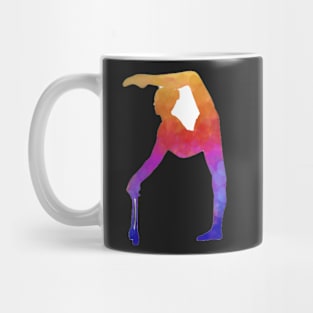 A rythmic gymnast with clubs Mug